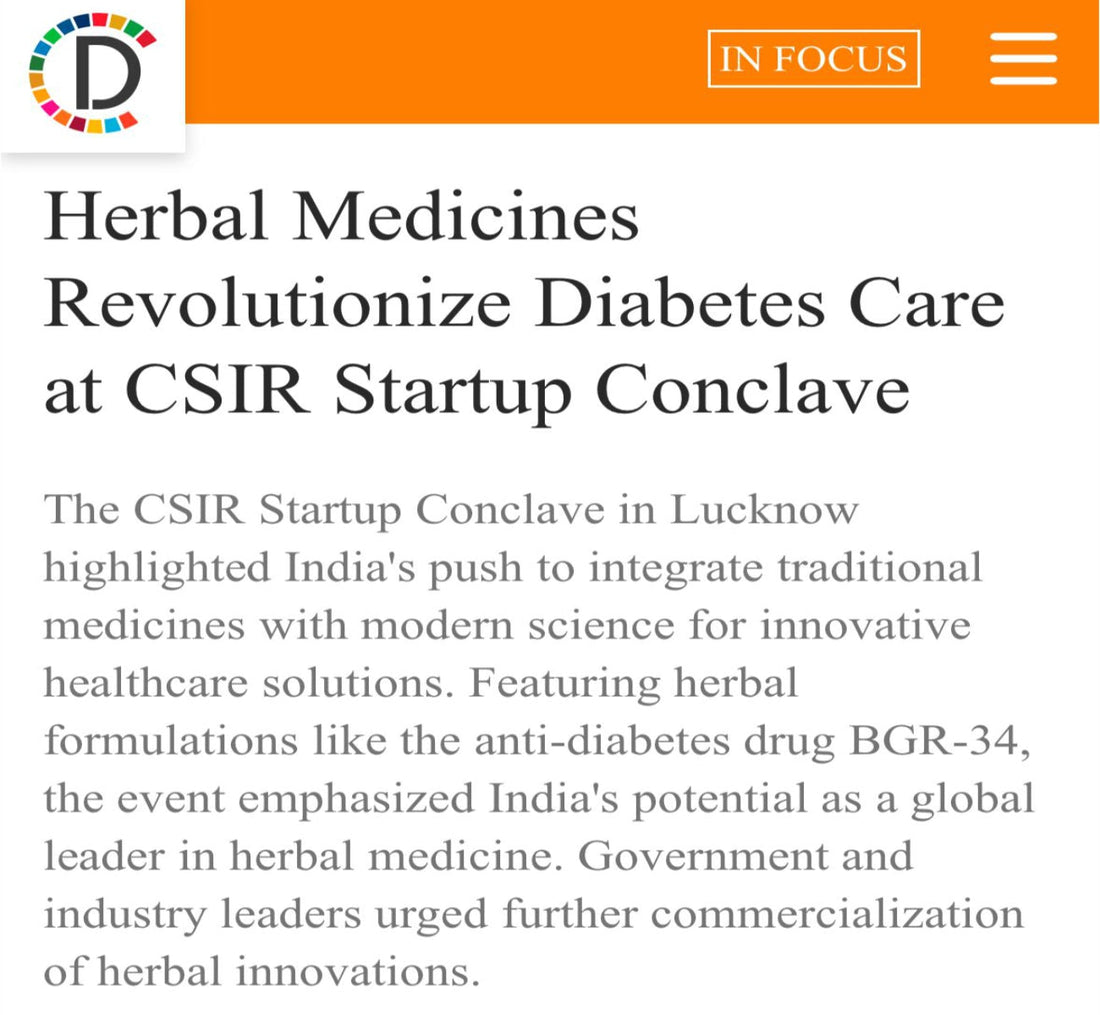 Herbal Medicines Revolutionize Diabetes Care at CSIR Conclave