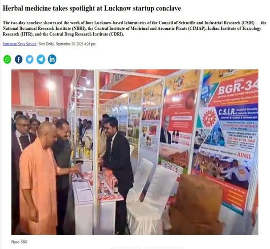 Herbal medicine takes spotlight at Lucknow startup conclave, 2025