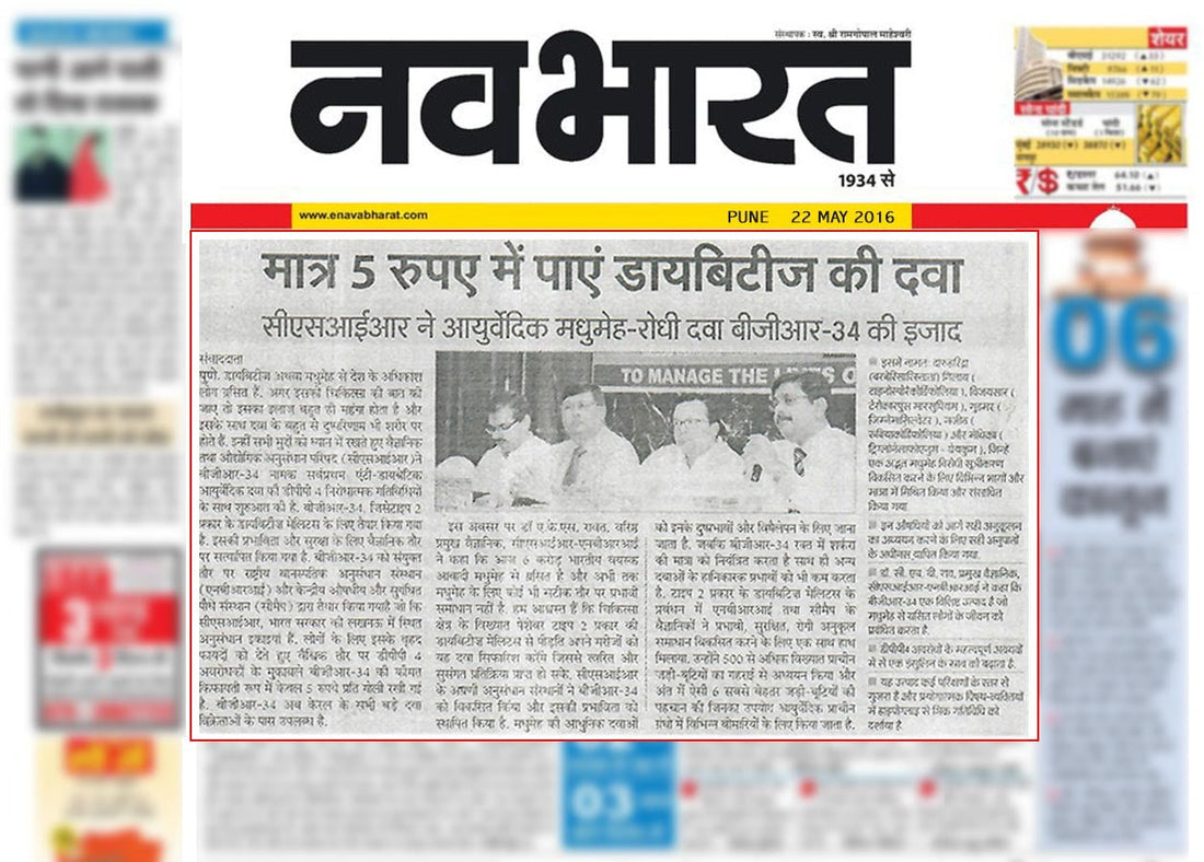 Navbharat newspaper article- BGR-34