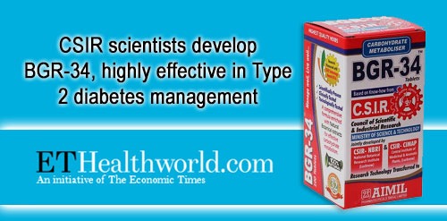 CSIR scientists develop BGR-34, highly effective in Type 2 diabetes management