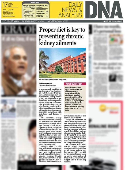 Proper diet is key to preventing chronic kidney ailments