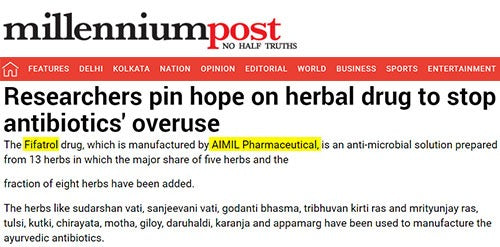 Researchers pin hope on herbal drug to stop antibiotics’ overuse