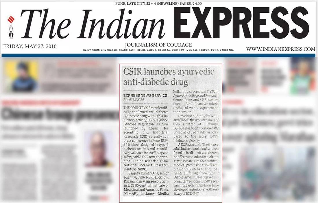 CSIR launches ayurvedic anti-diabetic drug