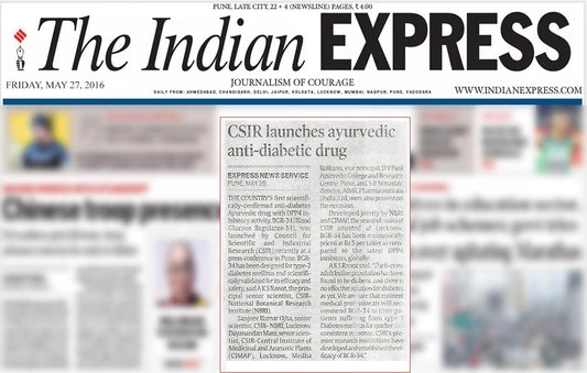CSIR launches ayurvedic anti-diabetic drug