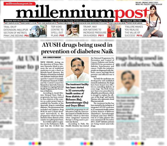 BGR-34 used in Prevention of diabetes- Millennium Post